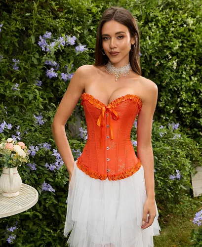 Vista 171 de SZIVYSHI Corsé para mujer, lencería moldeadora, body con cintura de encaje