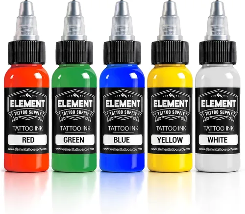Vista 51 de Element Tattoo Supply - Tinta negra para tatuaje, 8 onzas, tinta negra Negro