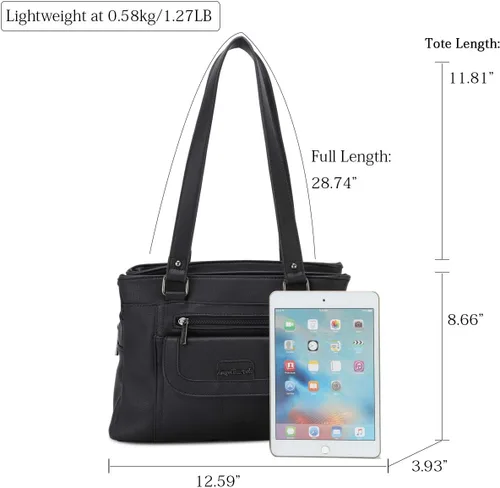 Vista 2 de Angel Barcelo Monederos y bolsos de mano de moda para mujer, bolsos de hombro con asa superior, carteras Hobo