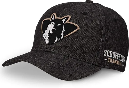 Vista 6 de SCRUFFY DOG Pack Bolso de mensajero vintage y gorra de béisbol de mezclilla premium para hombres y mujeres - Bolso de lona duradero, bolso cruzado