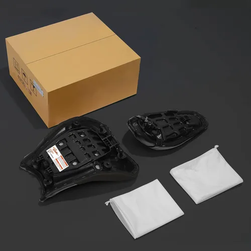 Vista 6 de C.C. RIDER Asiento de piloto para conductor y pasajero apto para Kawasaki Z900 2017-2024 07-Negro+Verde