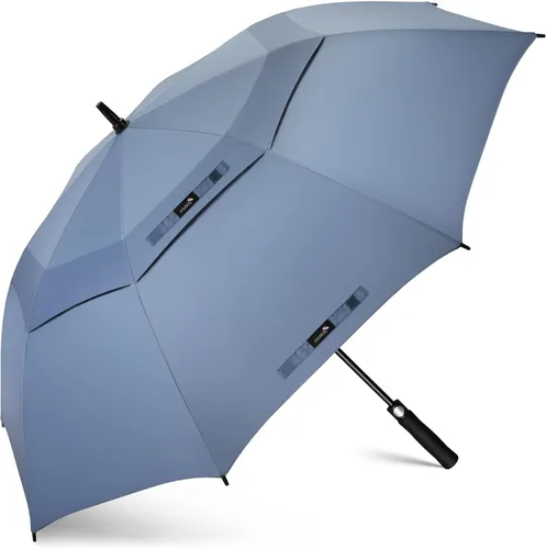 Vista 18 de ZOMAKE - Paraguas de golf a prueba de viento, extragrande, de gran tamaño, de doble dosel resistente para lluvia, juegos deportivos y carrito