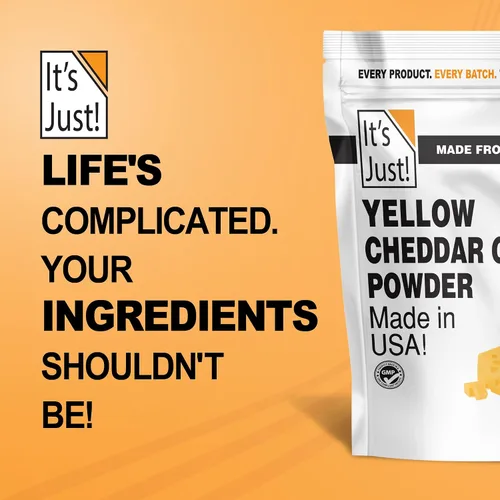 Vista 7 de It's Just - Polvo de queso cheddar, 15 onzas