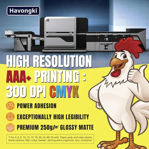 Vista 5 de Havongki 100 hojas – VOL.3 – Etiquetas personalizadas para cartón de huevos de 4 x 2 pulgadas, calcomanías adhesivas de huevos frescos de granja