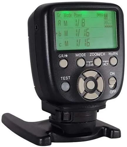 Vista 5 de YONGNUO Controlador remoto de disparador de flash LCD YN560-TX II actualizado, para Canon y YN560IV/III YN660 con función de despertador