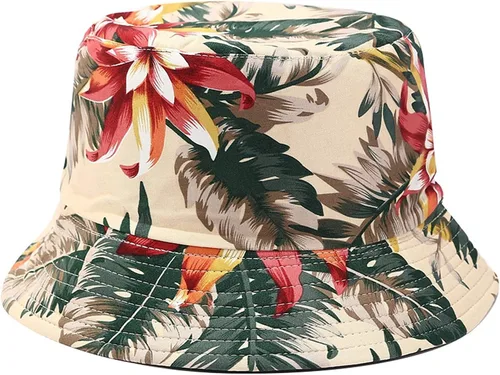 Vista 18 de Sombrero de pescador reversible de doble cara con estampado unisex Banana