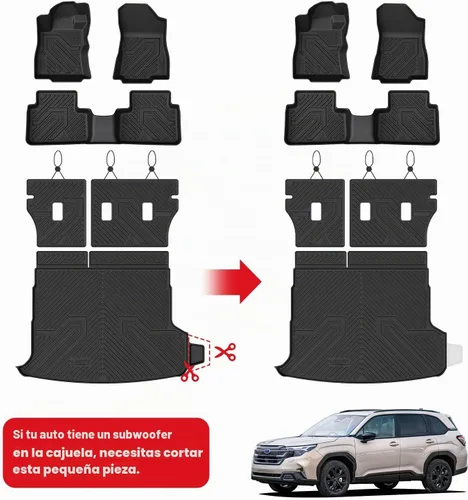 Vista 2 de LASFIT Alfombrillas y bandeja de carga para Subaru Forester Hybrid 2026