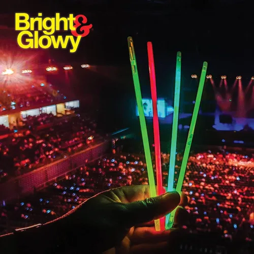 Vista 6 de Paquete de 500 collares y pulseras de varillas brillantes para fiestas, suministros de fiesta ultra brillantes que brillan en la oscuridad