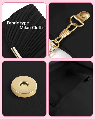Vista 5 de TINDTOP Bolsos de mano para mujer, bolsos de noche para formal, boda, fiesta, cóctel, graduación, bandolera, sobre, hombro, bolsa de hombro