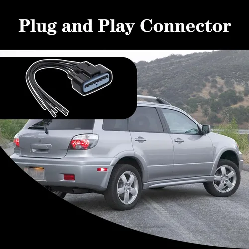 Vista 5 de Sensor de flujo de aire masivo MAF conector conector para Mitsubishi Outlander Montero Sport Eclipse Galant 1999-2006, apto para Chrysler Sebring