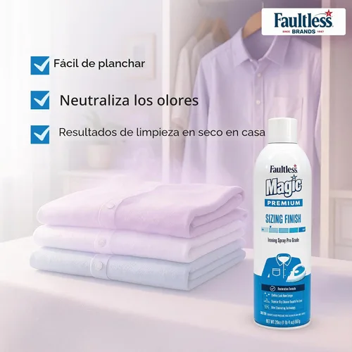 Vista 6 de Faultless Starch 00502 Magic Sizing Líquido facilitador de planchado, 20 onzas.