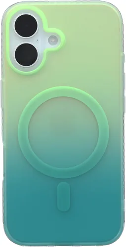 Vista 35 de Funda degradada para iPhone 14 Pro - Diseño multicolor degradado naranja y amarillo, resistente a los impactos y con imanes