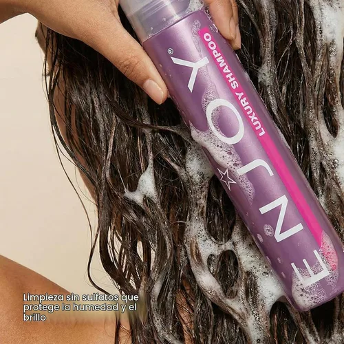 Vista 3 de Champú hidratante Enjoy para el cuidado profesional del cabello sin sulfato (con sensor de limpieza), 10.1 oz
