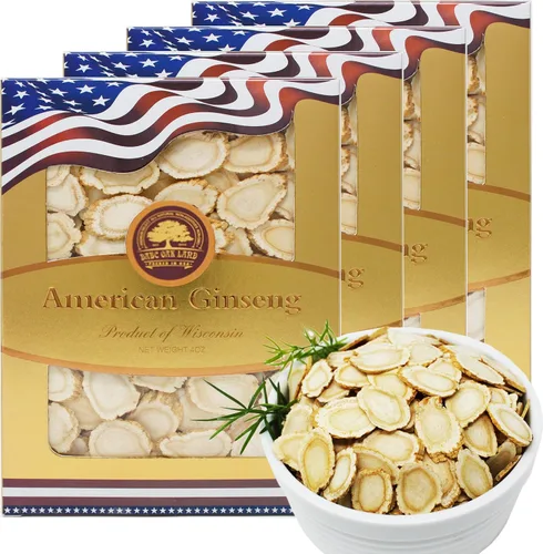 Vista 16 de Rebanadas de ginseng americano de Wisconsin, DOL American Wisconsin - Rodajas de ginseng para té, energía para hombres y mujeres, la salud mental