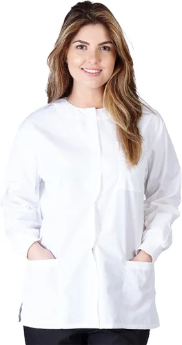 Vista 22 de Natural Uniforms - Chaqueta de Scrub para Calentamiento Negro