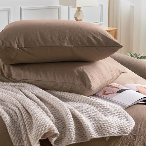 Vista 407 de NEXHOME PRO Funda de edredón Twin XL 100% algodón lavado, transpirable, duradera, texturizada, similar al lino, juego de ropa de cama para el hogar