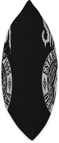 Vista 2 de Slipknot Almohada oficial de Goat Flames negra, 16.0 x 16.0 in, multicolor