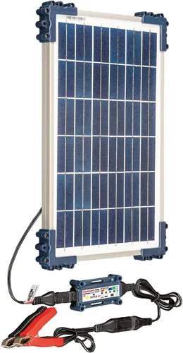 Vista 4 de Optimate Solar Duo 10 W, TM522-D1, 6 pasos 12 V/12.8 V 0.83 A resistente a la intemperie, cargador y mantenedor de ahorro de batería solar
