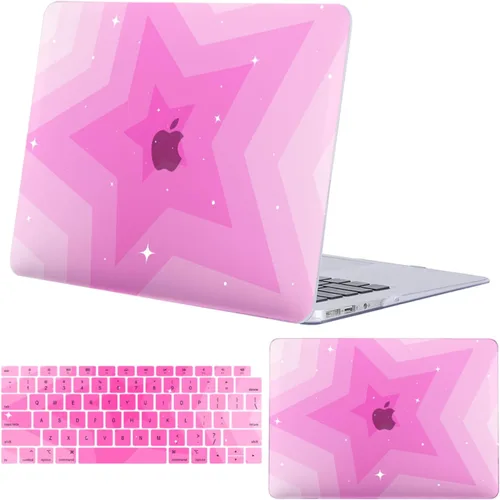 Vista 27 de Funda para MacBook Air 15.3'' A3448/A3241/A3114/A2941, lunares marrones