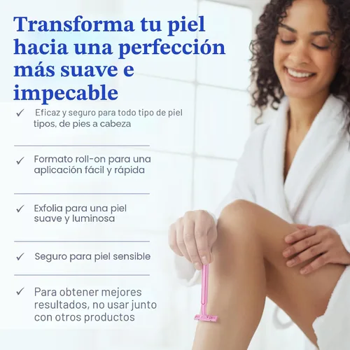 Vista 3 de Tend Skin, Solución para el Cuidado de la Piel, Rellenable, Roll On, 2.5 onzas Solución para quemaduras antiestéticas de afeitar, tóner posterior