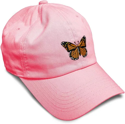 Vista 49 de Gorra de béisbol suave con diseño de mariposa monarca, con insectos, bordado de mariposa, de algodón, para hombres y mujeres