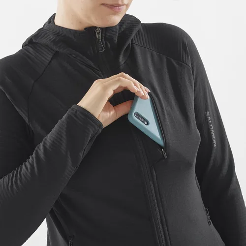 Vista 2 de Salomon Chaqueta con capucha de capa media para mujer