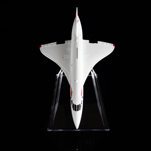 Vista 3 de 24-Hours British Airways G-BOAC Aleación Metal Souvenir Concorde Modelo Avión