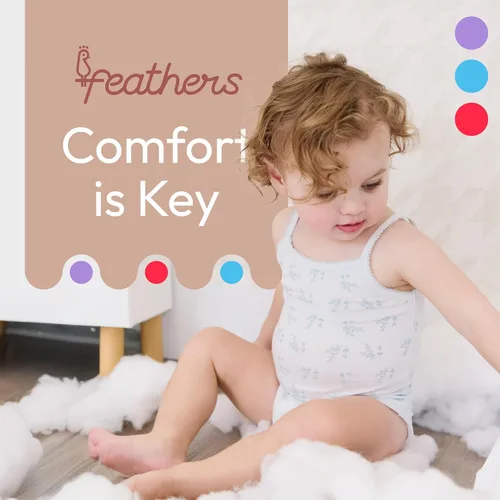 Vista 5 de Feathers Leafy Style - Body para bebé niña, súper suave, de una pieza para niños pequeños (paquete de 4)
