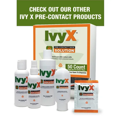 Vista 7 de CoreTex Ivy X - Toallitas de hiedra venenosa precontacto, paquete de 25 toallitas de barrera de un solo uso para ayudar a prevenir erupciones
