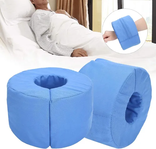 Vista 5 de 2 almohadillas para el talón para el talón antiescara, lavable de espuma suave, almohadilla de elevación para el resto de manos para pacientes