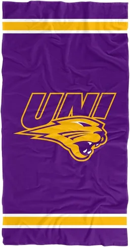 Vista 8 de LOGOVISION Manta Abilene Christian University, 30 x 60 pulgadas, logotipo primario CottonFront/PolyBackBeachTowel