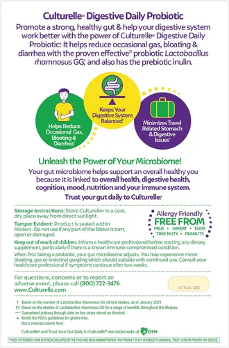 Vista 4 de Culturelle Paquete de masticables para salud digestiva/niños