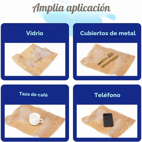 Vista 4 de METRONIC Hojas de papel de embalaje de panal de 12 x 12" para mover 50 piezas