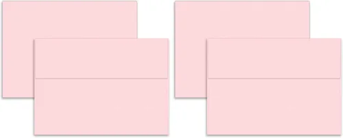 Vista 8 de Paquete de 50 sobres de 4 x 6 pulgadas para invitación, sobres A6 autosellantes para tarjetas, fotos, bodas, cumpleaños, fiestas, baby shower
