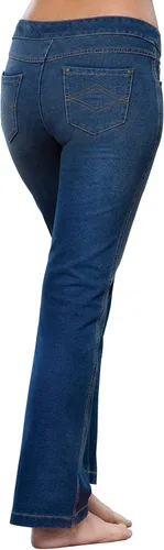Vista 2 de PajamaJeans Jeans elásticos para mujer - Jeans acampanados para mujer
