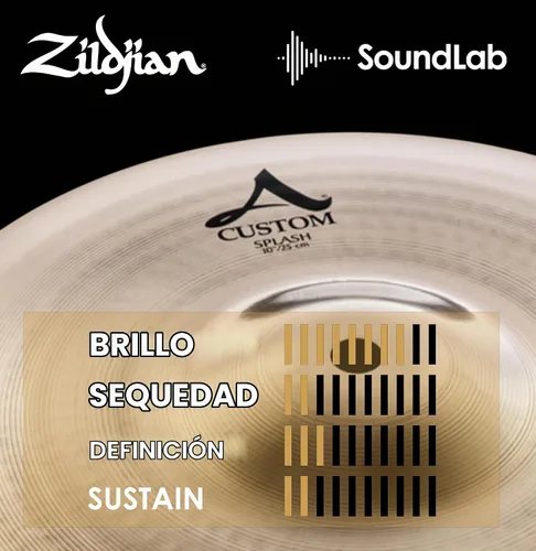 Vista 5 de Zildjian A Custom Splash - 10 Pulgadas