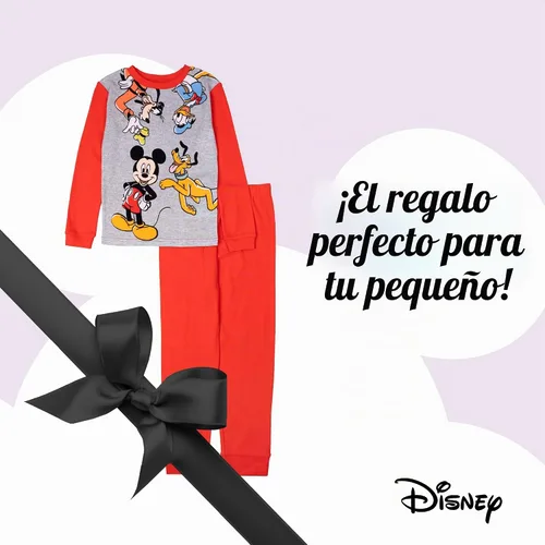 Vista 5 de Disney Unisex Kids' 2-piece Snug-fit Cotton Holiday Matching Pajamas Mejores Compañeros