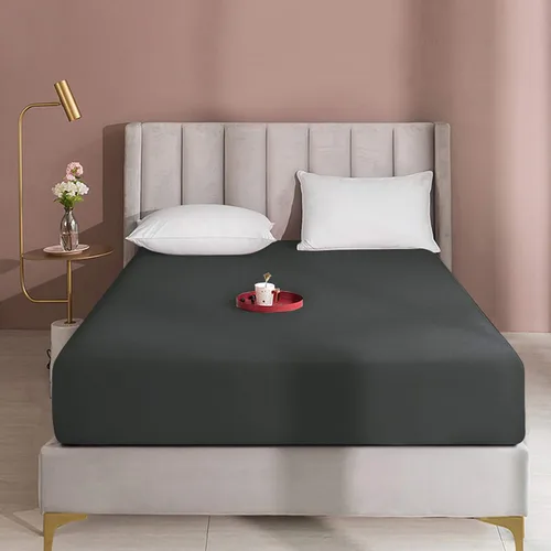 Vista 10 de BEDSUM - Sábana bajera de microfibra con bolsillo profundo para colchón, resistente a las arrugas, la decoloración y las manchas Marrón