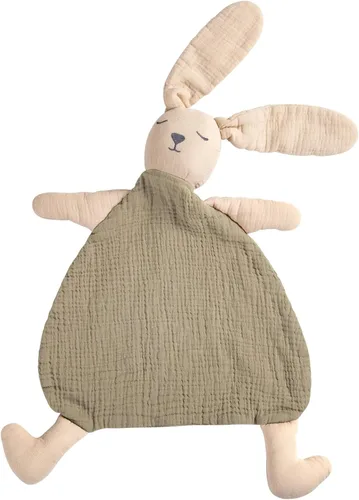 Vista 17 de lulumoon Manta de seguridad de oso para bebés: muselina agradable para la piel, ideal para viajes y guarderías, regalo para recién nacidos para baby