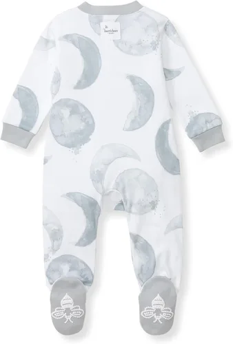 Vista 19 de Burt's Bees Baby - Pijama de una pieza para bebé, mameluco para dormir y jugar, algodón 100% orgánico, cremallera frontal