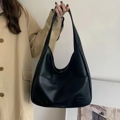 Vista 2 de Bolso de hombro Bolso grande de cuero sintético