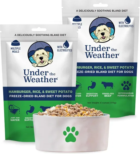 Vista 19 de Under the Weather Bland Diet para perros Fácil de digerir para perros enfermos Siempre esté listo Contiene electrolitos – Carnes naturales