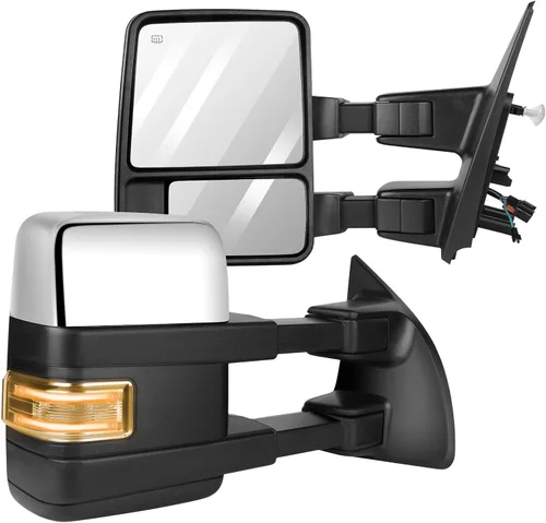Vista 26 de Espejos de remolque Compatibles con Ford F150 1997-2003, cabina estándar y extendida (no para modelos de 4 puertas), espejos de remolque izquierdo