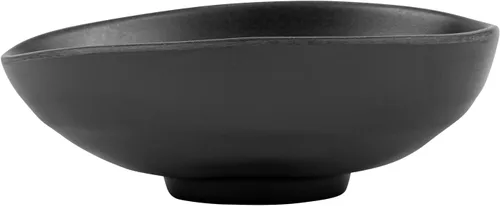 Vista 12 de Restaurantware Voga - Cuencos de melamina de 15 onzas, 2 cuencos redondos Pho, pequeños, de forma libre, cuencos profundos de melamina negra