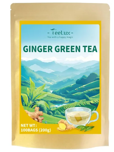 Vista 36 de TeeLux Bolsas de té verde menta, té verde con menta, menta verde y citronela, con cafeína, 100% real y natural, 100