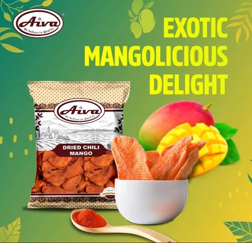 Vista 5 de Rebanadas de mango y chile seco, 5 libras. ¡Merienda picante!