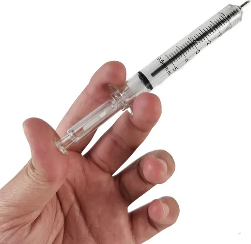 Vista 3 de YOOHUA 36 bolígrafos de jeringa, retráctiles, divertidos y multicolores, novedosos bolígrafos para enfermeras, suministros escolares de enfermería