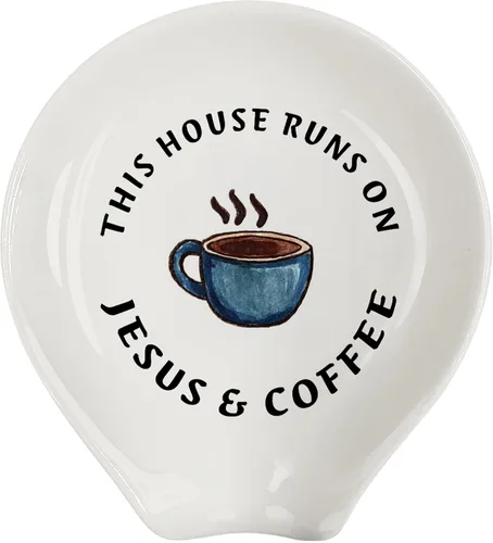 Vista 10 de Soporte para cucharas de café, accesorios de barra de café y soporte para cuchara, I DON'T GIVE EEFFOC UNTIL I 'VE HAD MY COFFEE, soporte de cuchara