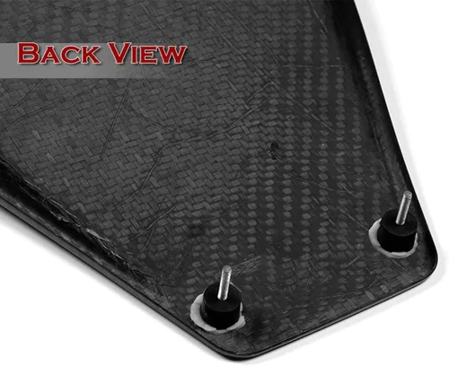 Vista 4 de Q1-TECH, JDM Racing V-Style - Kit de cuerpo de fibra de carbono compatible con Mitsubishi Lancer Evolution 10 X 2008-2015, decorativo y funcional