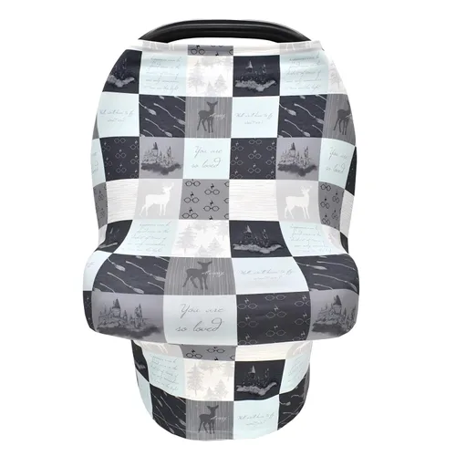 Vista 10 de Funda de lactancia para recién nacido, multiuso, para cochecito de bebé, unisex, para bebé, niño y niña (animal 2)